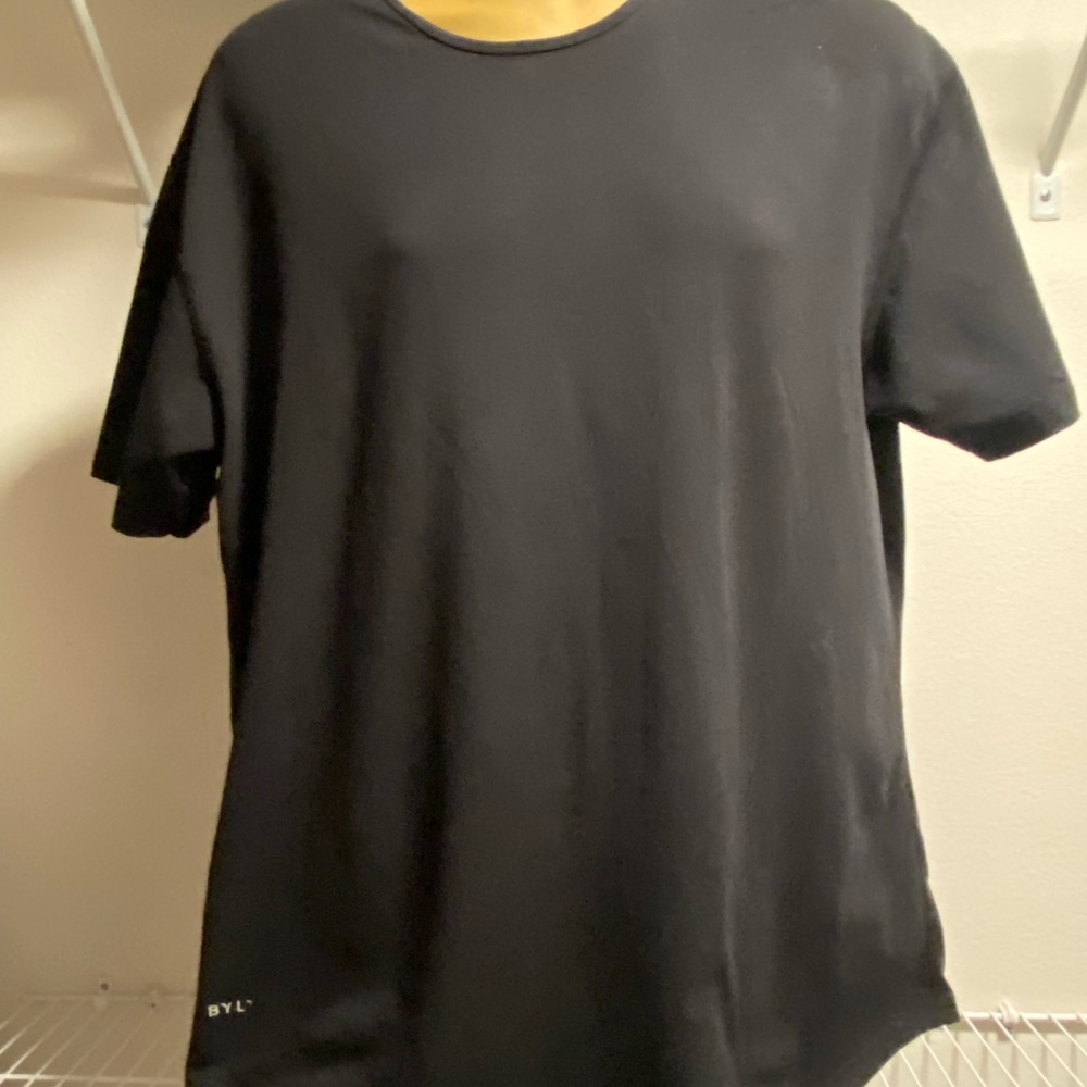 Black BYLT Basics Drop Cut Luxe
